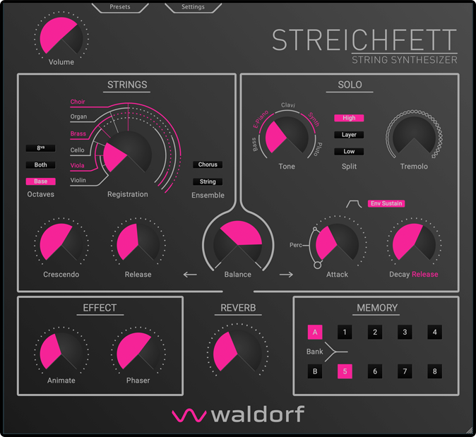Waldorf streichfett ストリングシンセサイザー Amazon.com: Waldorf Streichfett String Synthesizer Desktop Module