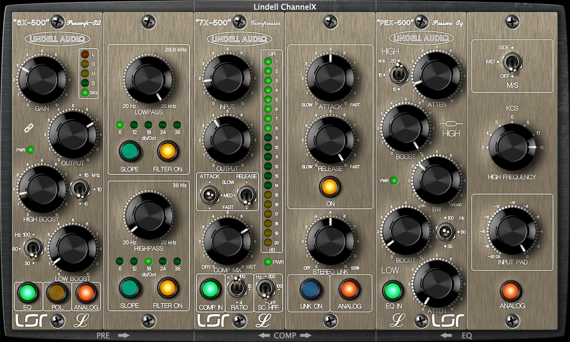 リンデン
フォーク・スプーン・バターナイフ シュガースプーン14点セット Lindell Audio ChannelX – Plugin Alliance