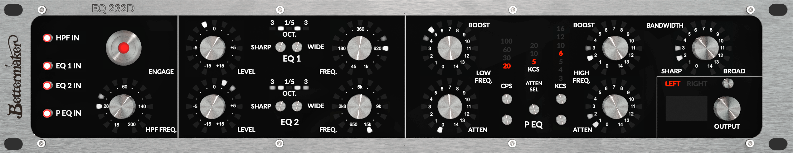 Bettermaker EQ232D – Plugin Alliance