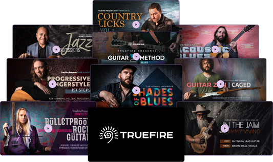 TrueFire: Any guitar course for $9.99
